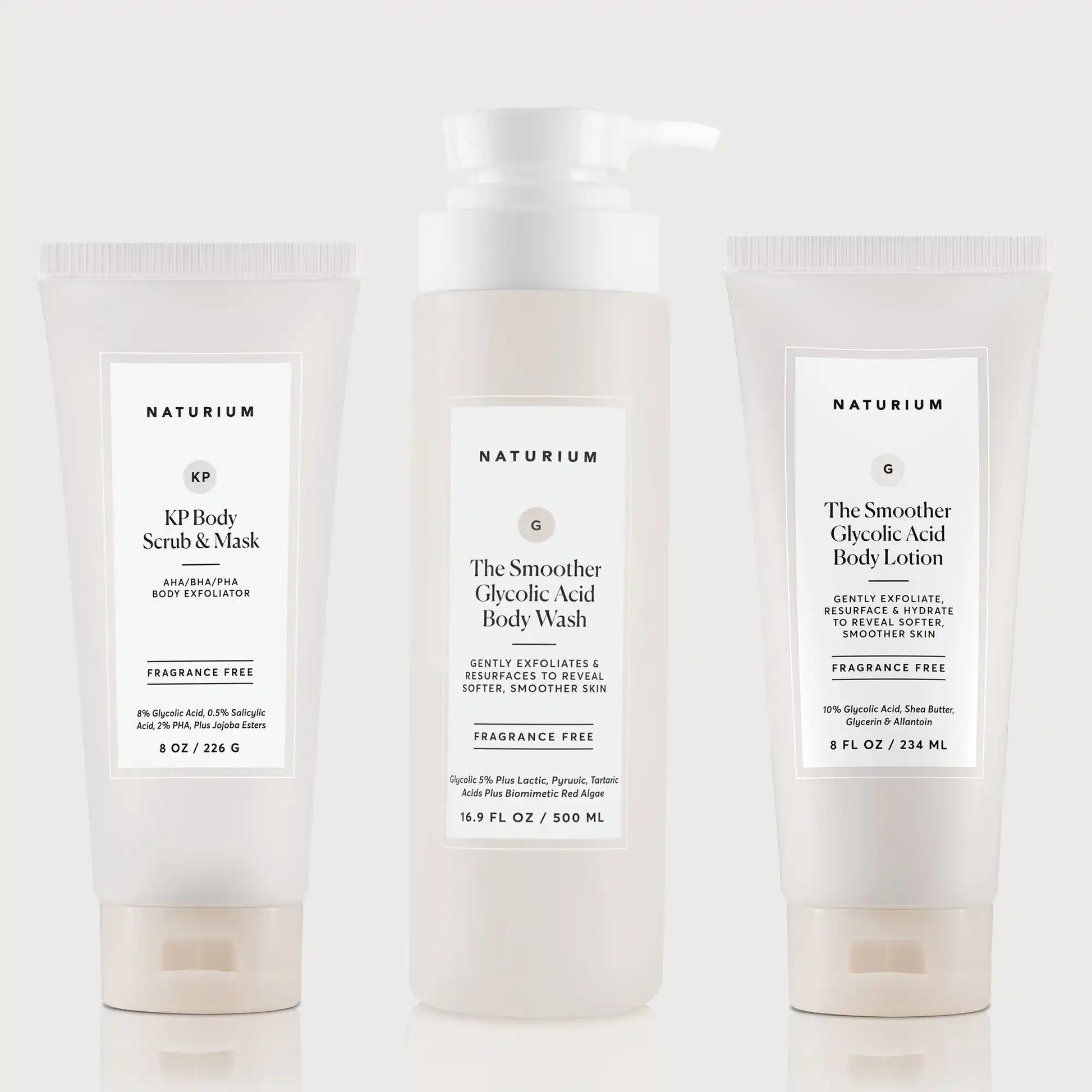 the-glycolic-acid-body-bundle-l8 NATR_KPScrub_SmootherBodyWash_SmootherLotion_Bundle_ecomm.webp